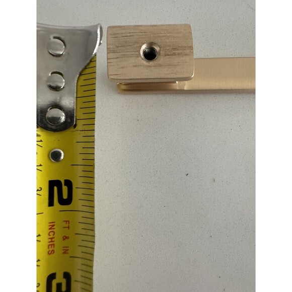 Alzassbg Brushed Brass Cabinet Pulls, 7-1/2 Inch Hole Centers cabinet drawer 8pc - Picture 8 of 15